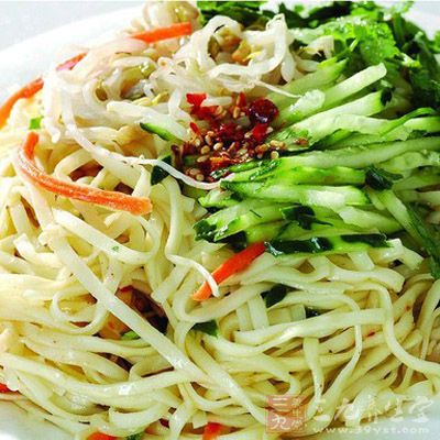 蔬菜涼面的做法