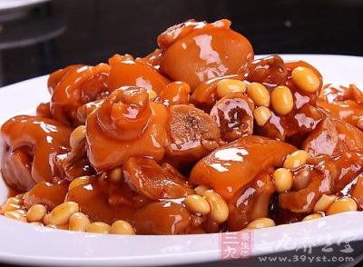 豬蹄炖黃豆的制作方法
