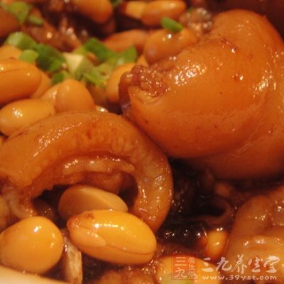 自制黃豆炖豬蹄的制作方法