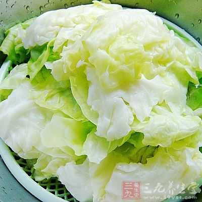 包心菜洗淨