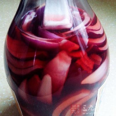 洋蔥浸紅酒的制作方法