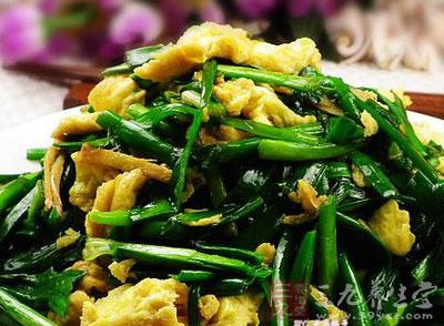 韭菜炒雞蛋的制作方法