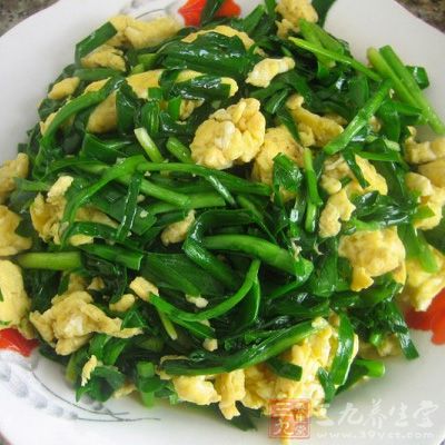 自制韭菜炒雞蛋的制作方法