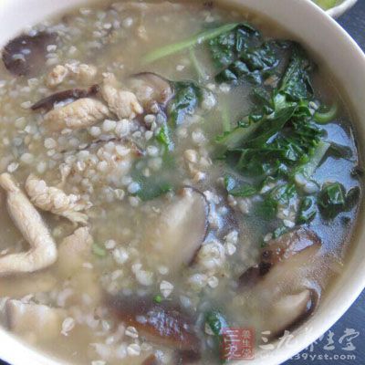 香菇荞麥粥健康提示