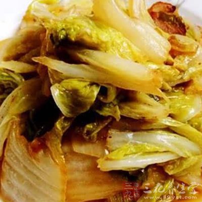 海米醋溜白菜的做法