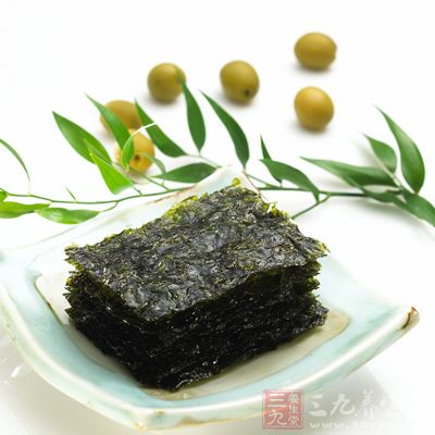 紫菜含有豐富的紫菜多糖