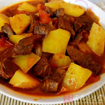 番茄土豆炖牛肉制作提示