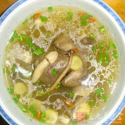 香菇枸杞鴿子湯的制作方法