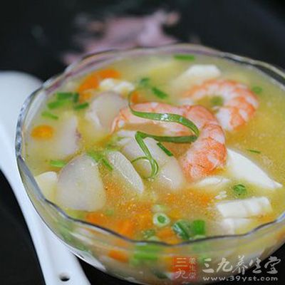 芋頭豆腐鮮蝦湯 芋頭豆腐鮮蝦湯