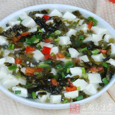 雪菜豆腐湯 雪菜豆腐湯