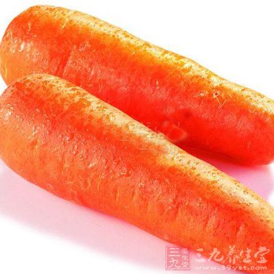 胡蘿卜可健胃行氣消食