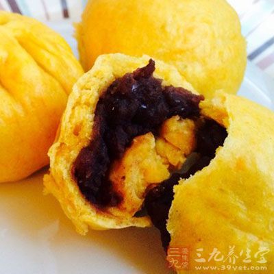 南瓜豆沙包