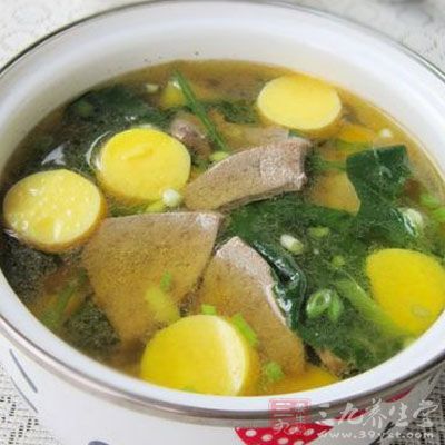 豬肝日本豆腐湯