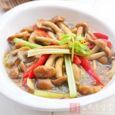 素炒滑菇的做法