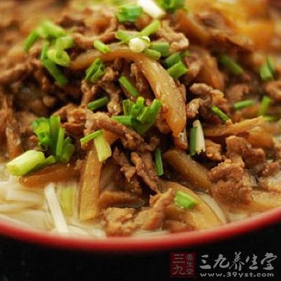 搾菜肉絲面