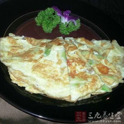 早餐做一道蘆筍煎蛋餅吧