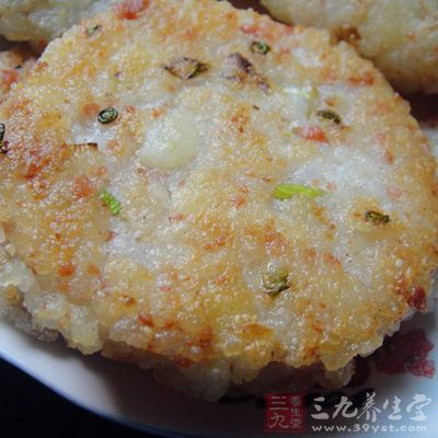 煎米飯餅的做法