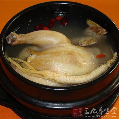 人參江米雞補氣養身