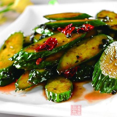 紫蘇煎黃瓜,色香味俱全 紫蘇煎黃瓜,色香味俱全