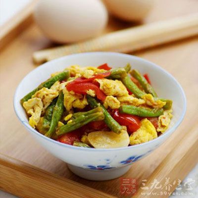 豇豆番茄炒雞蛋