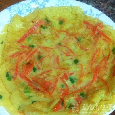 胡蘿卜雞蛋餅