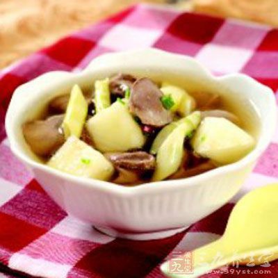 珍珠筍蘋果鴨心湯清熱潤燥、寧心安神 珍珠筍蘋果鴨心湯清熱潤燥、寧心安神