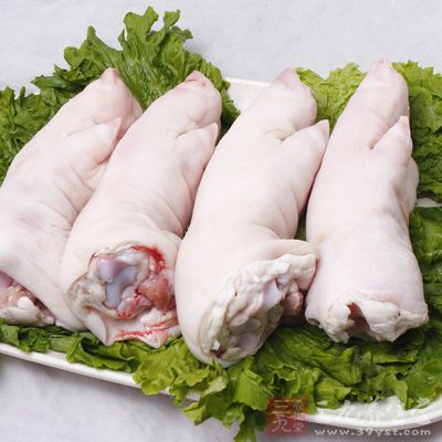 豬蹄防治卵巢早衰、皮膚皺紋效果好