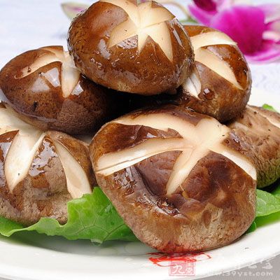 豆類及蔬菜類如香菇