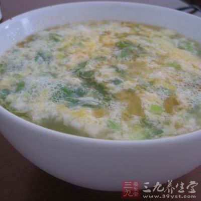 麻油蛋湯治咽喉炎