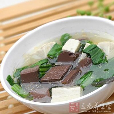 鴨血豆腐湯