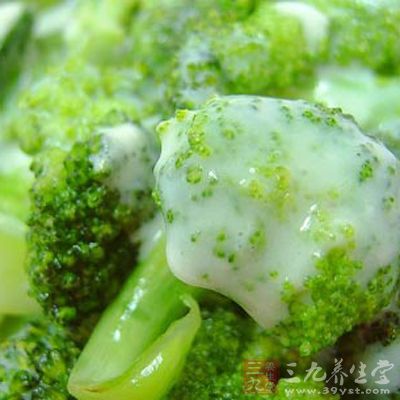 奶汁燴生菜