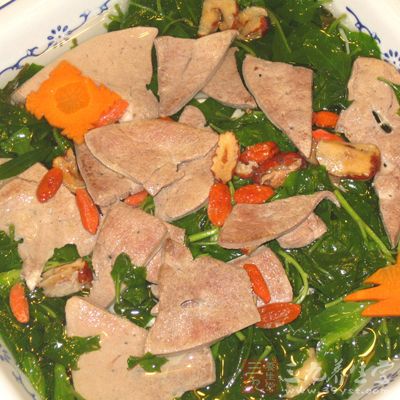 軟炸枸杞豬肝制作