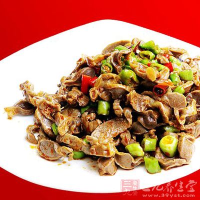 炒雞胗肝粉制作