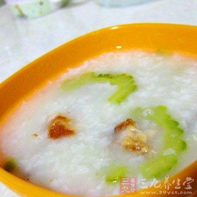 夏季養生粥之苦瓜粥的做法