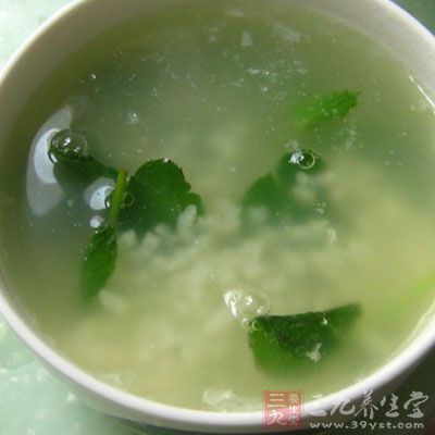 夏季養生粥之薄荷粥的做法