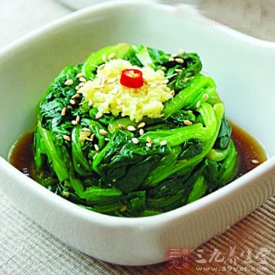 姜汁菠菜的功效是什麼