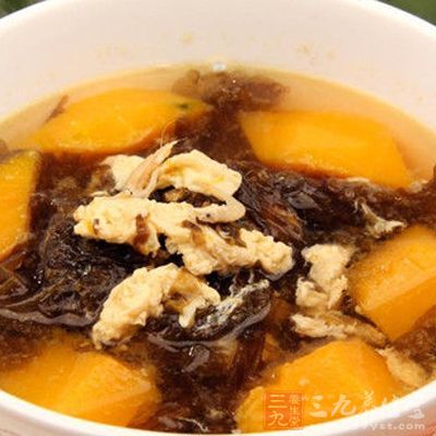 紫菜南瓜湯