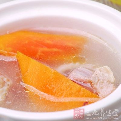 木瓜炖雞湯