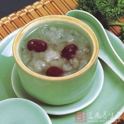 豆漿紅棗粥