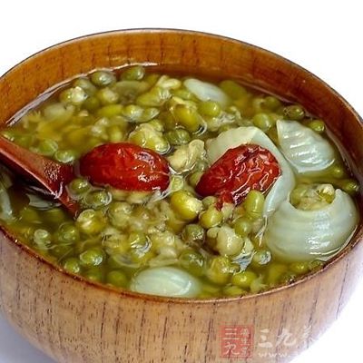 喝綠豆粥去胃火