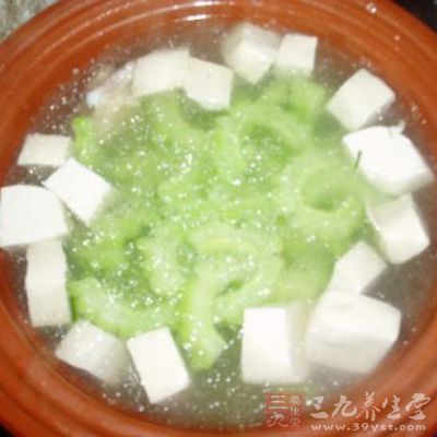 苦瓜炖豆腐 苦瓜炖豆腐