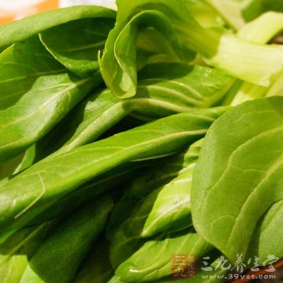 小油菜對脫脂有一定的效果