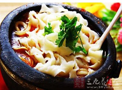 刀削面，是山西的漢族傳統面食