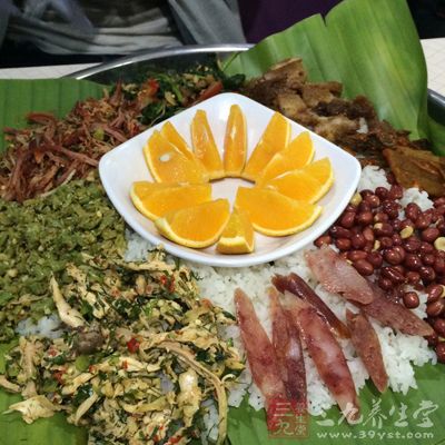 手抓飯食材准備