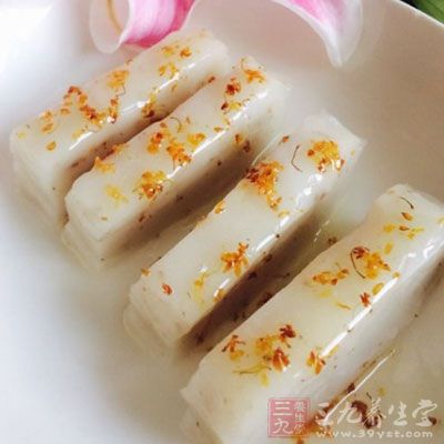 藕粉桂花糖糕的做法