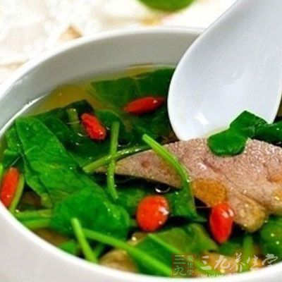 枸杞豬肝湯