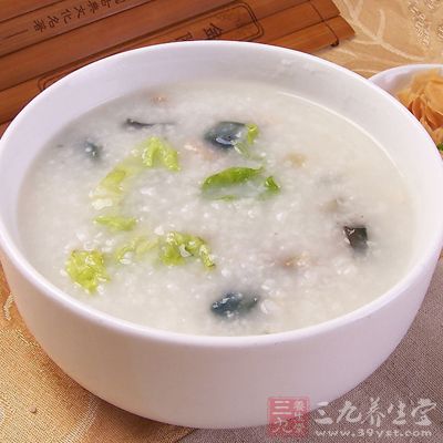 雞糯米蔥白粥