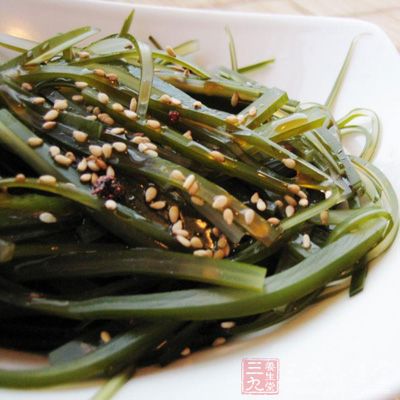 飲食搭配:芝麻+海帶 飲食搭配:芝麻+海帶