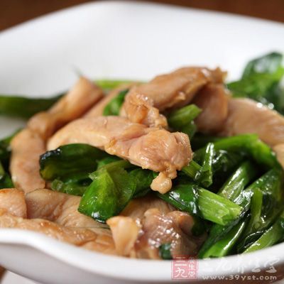 荠菜山雞片很美味 荠菜山雞片很美味