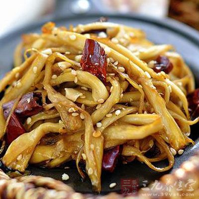 干煸杏鮑菇